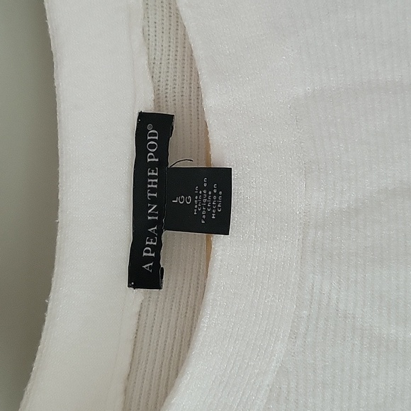 A Pea in the Pod Maternity Top, Off-white - Picture 2 of 2